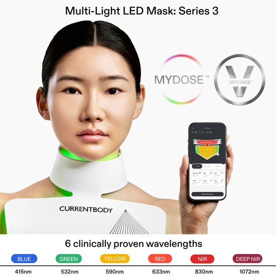 CurrentBody Skin LED Neck & Décolletage Mask: Series 3